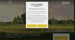 Desktop Screenshot of lakeparkgc.com